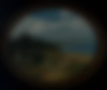 Little girl on a donkey with a black escort (preview)