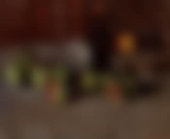 Still life with apples and bottle (preview)