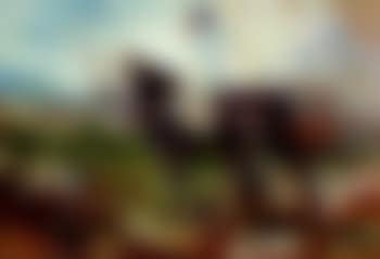 Cavalier suivant une chasse a courre (preview)