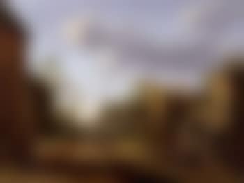 Village street scene with peasants (preview)