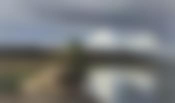 Summer storm over northern lake (preview)
