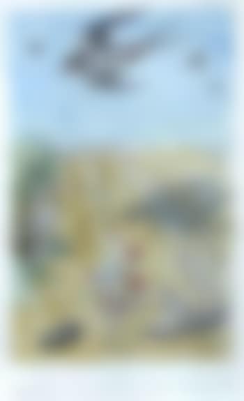 Thumbelina, suddenly she hear a tweet tweet over her head (preview)