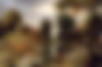 Wooded village landscape with herdswoman (preview)