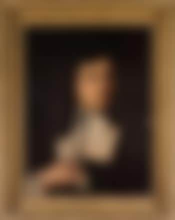 Portrait of a gentleman wearing black with white ruff (preview)