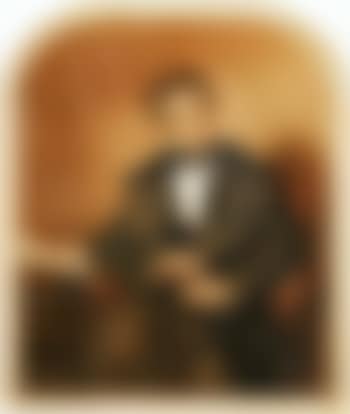 Portrait of Charles Robert Leslie, seated holding his spectacles (preview)