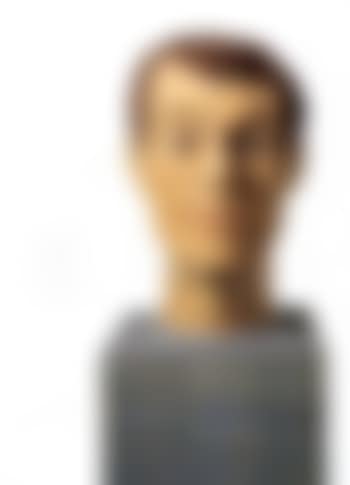 Man's head on a column (preview)