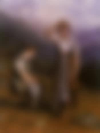 Maids in a mountainous landscape (preview)