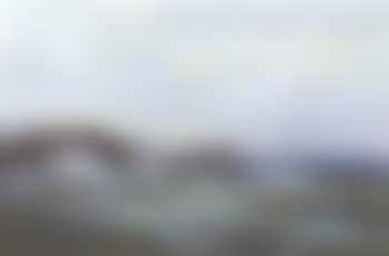 Rocky coastal landscape with icebergs in background (preview)