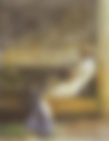 Nude woman reclining on sofa (preview)
