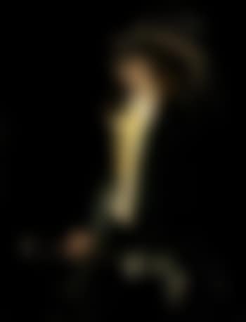 Portrait of Gardenia St. George with riding crop (preview)