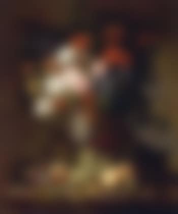 Still life of flowers and fruit (preview)