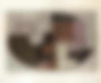 Abstract in brown, white, pink and ochre (preview)