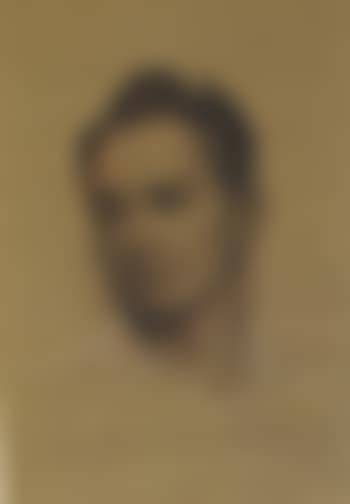 Portrait of a young man with a white collar (preview)
