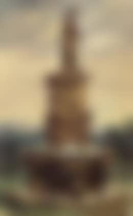Landscape with fountain, Italy (preview)
