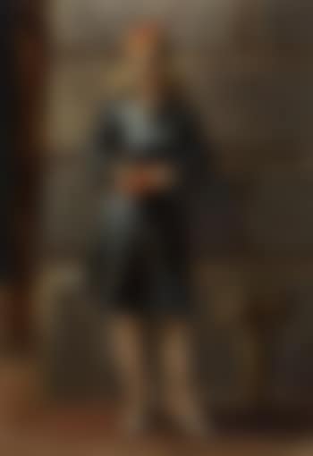 Woman in blue dress (preview)