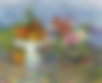 Compotier aux fruits et vase d'anemones (preview)