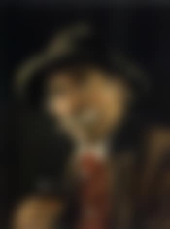 Bavarian gentleman drinking a glass of wine (preview)