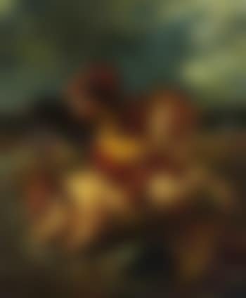 Cavalier arabe traversant un gue (preview)