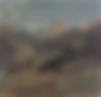 Village huts, with mountainous landscape beyond (preview)