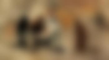 Figures by a market stall (preview)