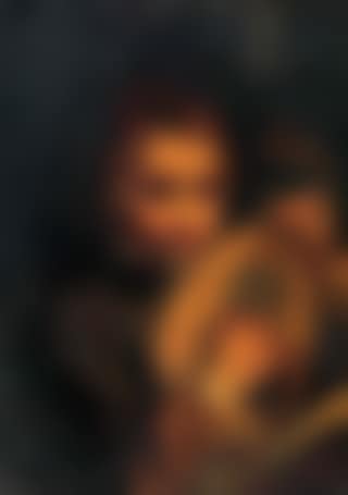 Portrait of boy playing lute (preview)