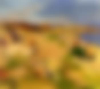 Landscape with cliffs and sea, Christiansoe (preview)