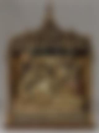 Gothic shrine - scene with Jesus being laid in grave (preview)