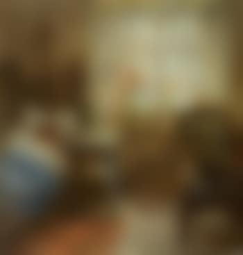 Interior scene with girl in bed (preview)