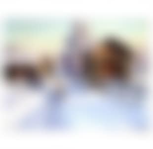 Log cabins in the snow (preview)