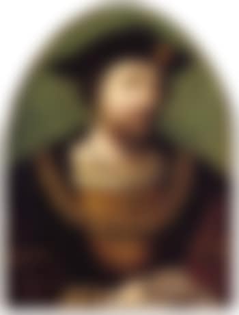 Portrait of Henry VIII, wearing a red coat edged with fur (preview)