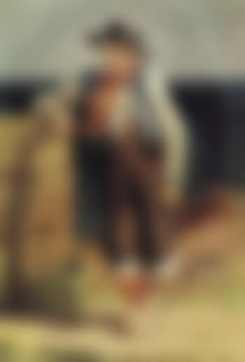 Fisherboy. Man mending nets. Woman mending nets (preview)