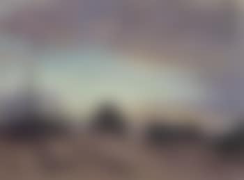 Fishing huts in evening light (preview)