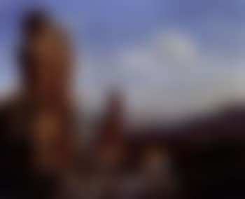 Italianate landscape with a washerwoman and a rider near a Roman aqueduct (preview)