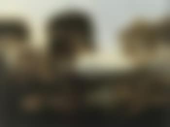 River landscape with ruins (preview)