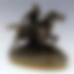 Cosaque sur son cheval galopant (preview)