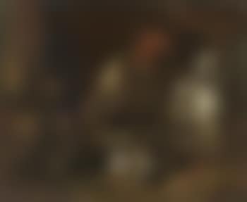 Vegetable seller with horse, cart and wheelbarrow (preview)