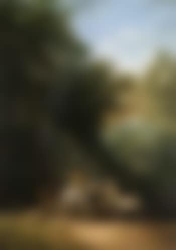 Landscape with rustics meeting on a path (preview)