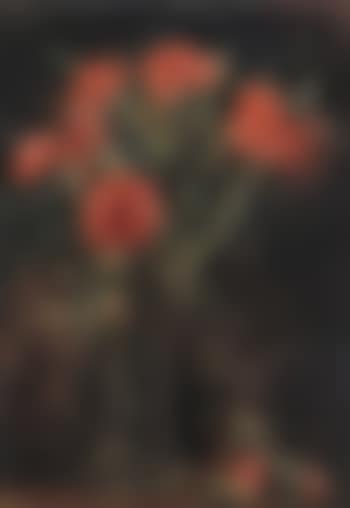 Red carnations in vase (preview)