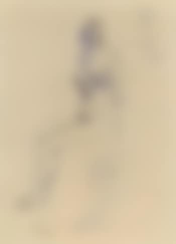 Study of female nude seated (preview)
