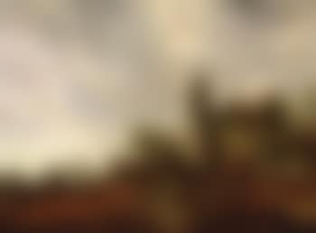 River landscape with travellers near a bridge (preview)