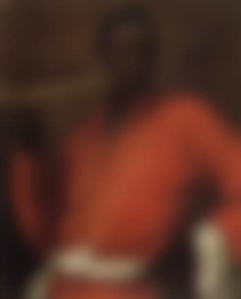 Young african smoking pipe (preview)
