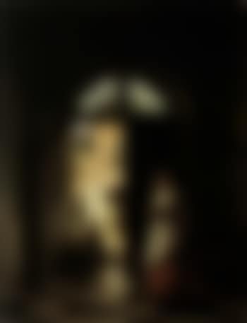 Playing children in a doorway (preview)