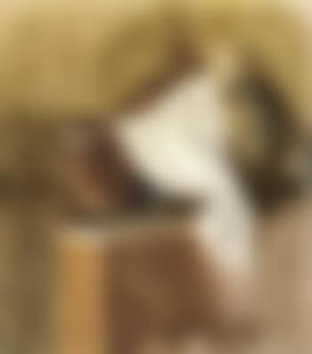 Still life of earthenware pots and linen (preview)