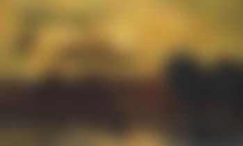 Landscape with man on bike (preview)