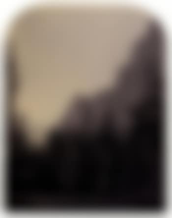 Outline view of the Half Dome, Yosemite Valley (preview)