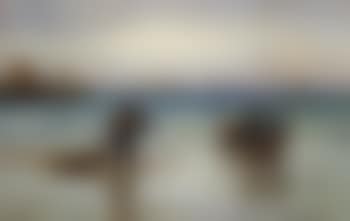Fishermen and their nets at Hornbaek beach (preview)