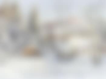 Winter landscape with farm, Bjursaas area (preview)