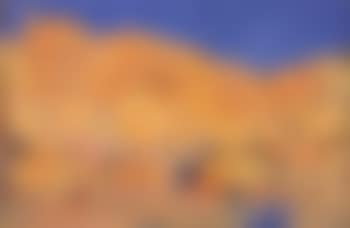 View from Cairo with figures and mountains (preview)