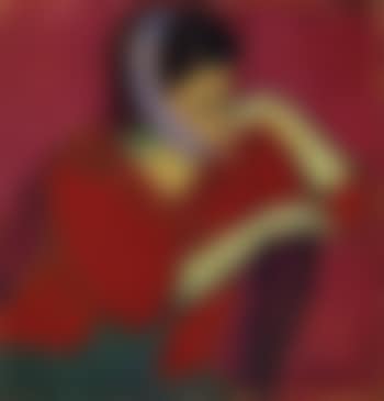 Frau mit kopfbinde - woman with bandeau (preview)