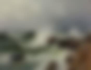Foaming waves - seaview from Hallands weather island (preview)